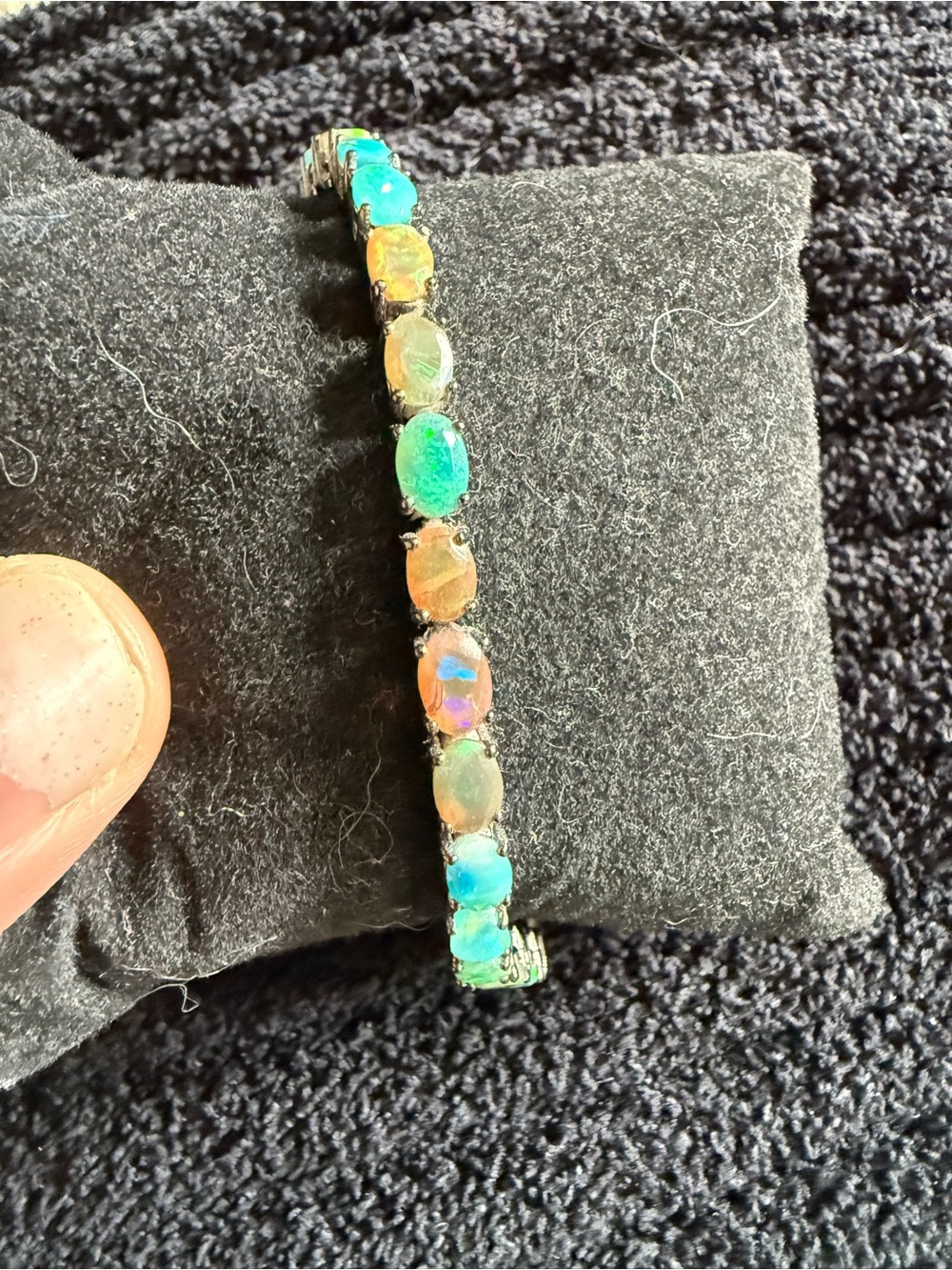 Opal Multi-Color Tennis Bracelet - Women's Jewelry